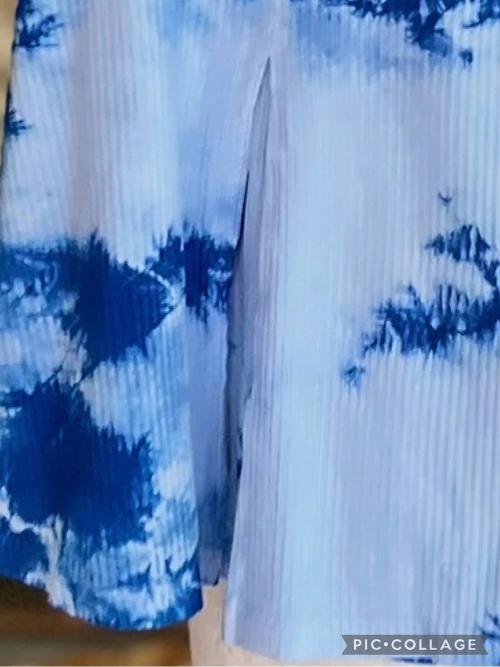 Year of Ours Blue Tie Dye Ribbed Knit Skort NWT M Activewear Pickleball